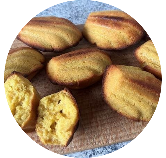 illustration de madeleines faites maison